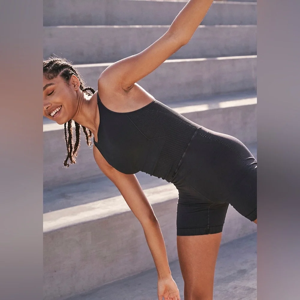 SOLDFree People High Neck Runsie | GRAPHITE GREY - Picture 4 of 9